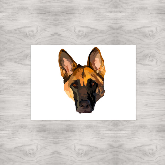 German Shepard Portrait